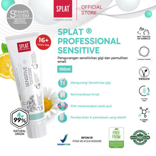 SPLAT Professional Series Sensitive 100ml - gambar 1