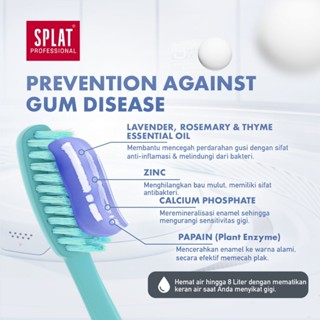 SPLAT Lavendersept Travel Pack (3x20ml) - Pasta Gigi Lavender Alami Non Fluoride, Tanpa SLS - Image 3